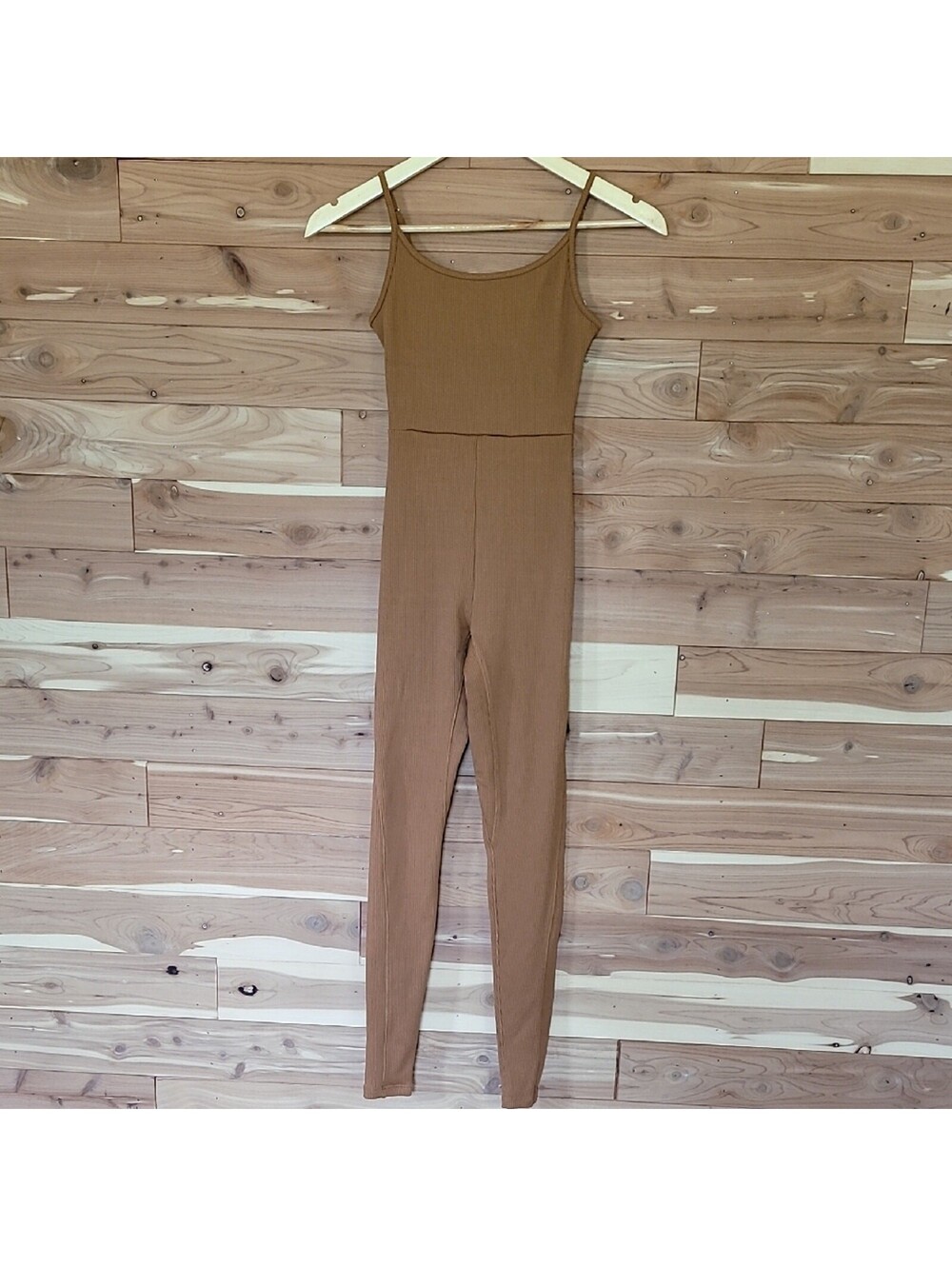 Wild Fable Ribbed Jumpsuit, Size XS, Rust Orange, Butter Soft, Adjustable Straps